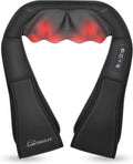 Shiatsu Neck and Shoulder Massager - Back Massager with Heat, Deep Kneading Electric Massage Pillow for Neck, Back, Shoulder,Foot,Body